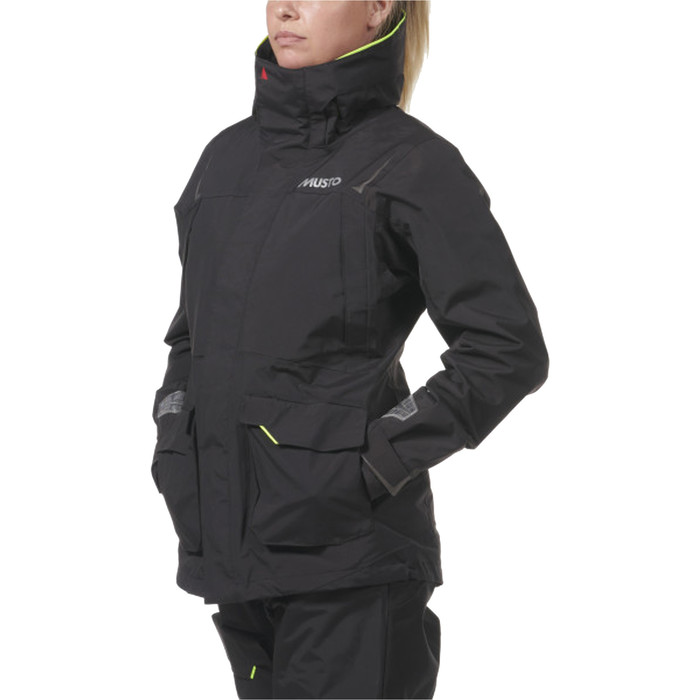 2024 Musto Mujer Br1 Chaqueta Channel 82405 - Negro